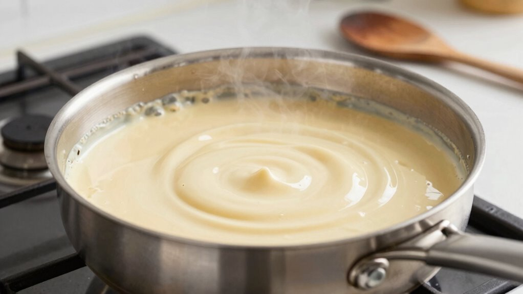 properly reheat creamy sauces