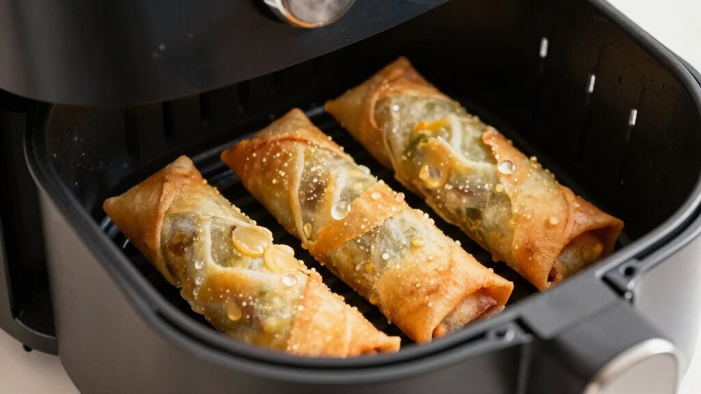 properly sealed ventilated spring rolls