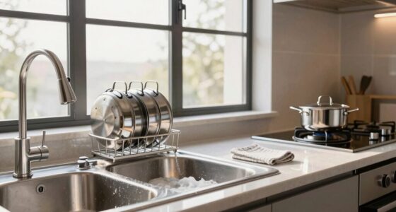 quick kitchen cleanup method