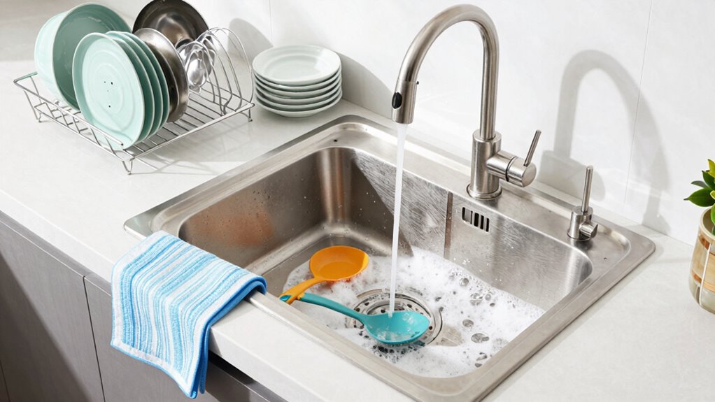 quick kitchen cleanup routine