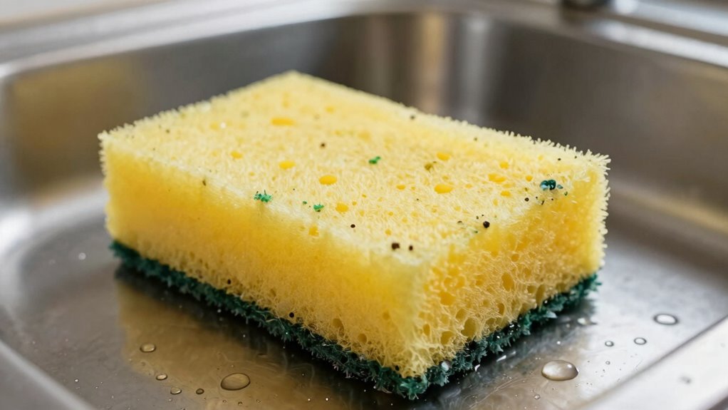 replace sponge when necessary