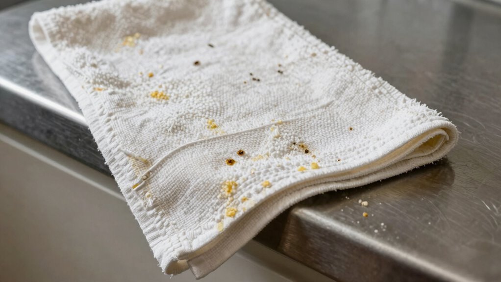 replace worn stained towels