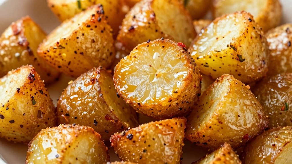 season potatoes evenly and crispy