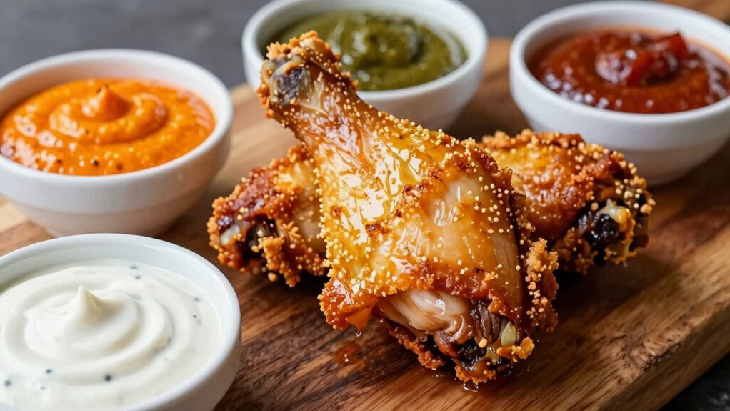 serve with dipping sauces