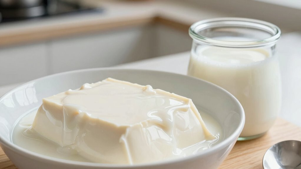 silken tofu for creaminess