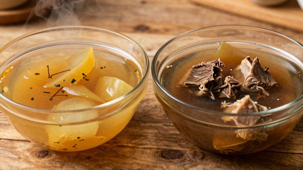 simmer bones for flavor