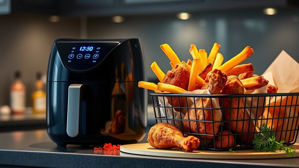 smart air fryer features