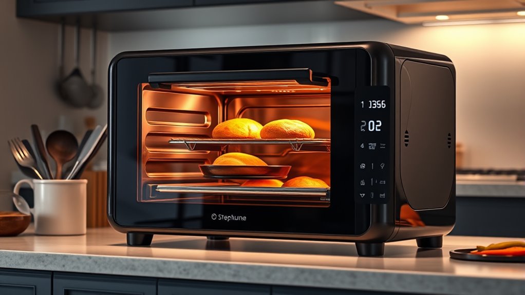 smart oven features and capacity