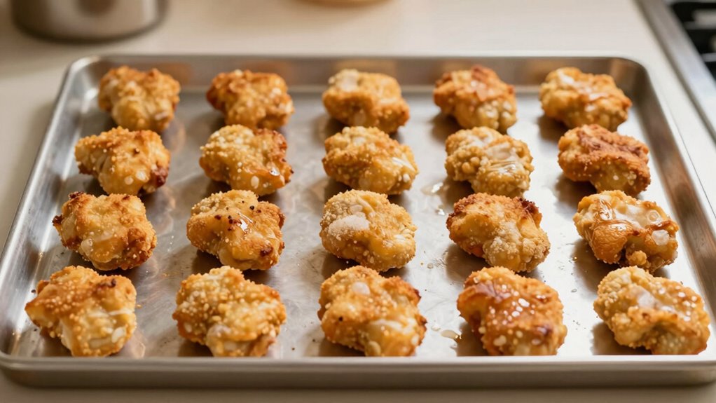 space nuggets evenly apart