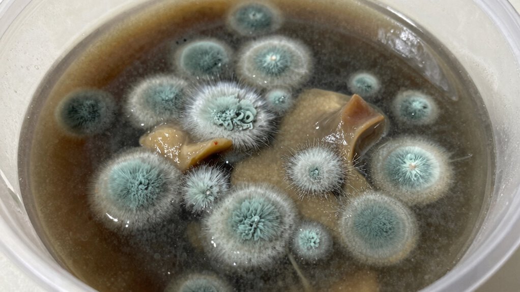 spot mold and spoilage