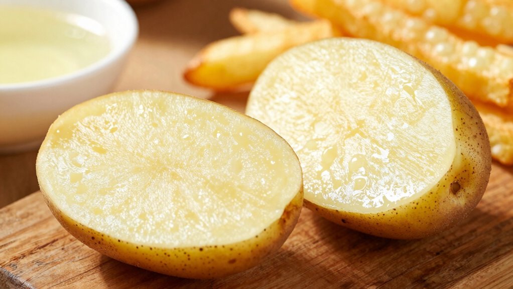 starch levels dictate fry texture