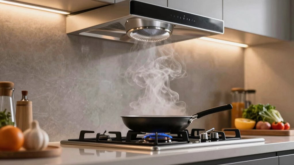 start fan before cooking