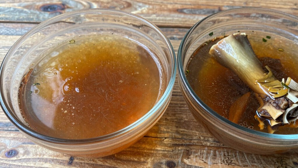 stock and broth differences