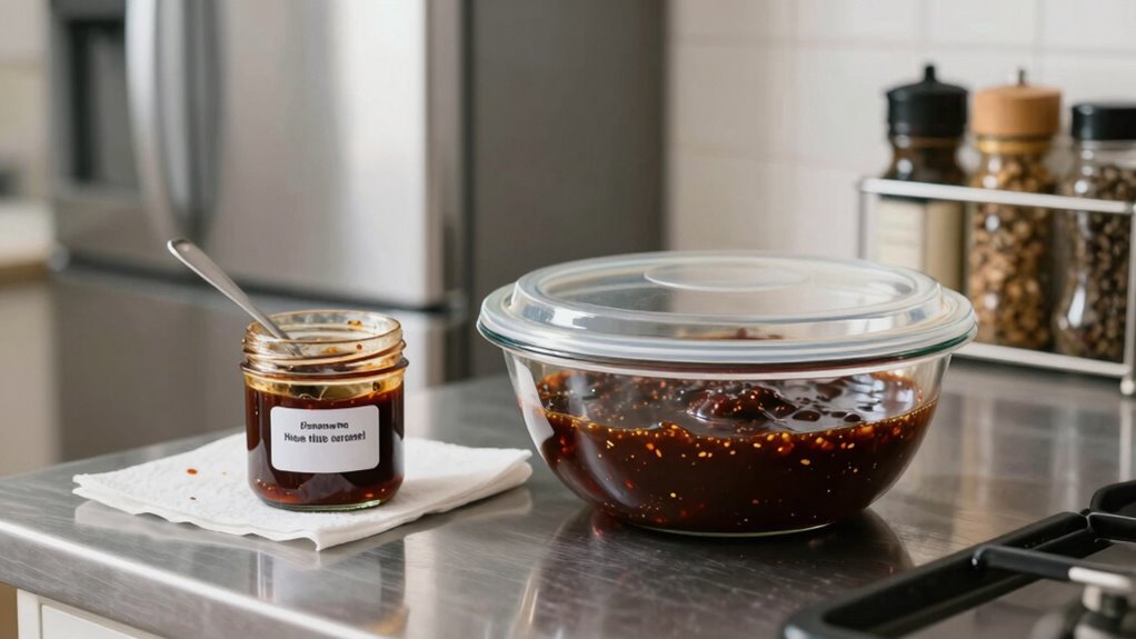 store marinades safely properly