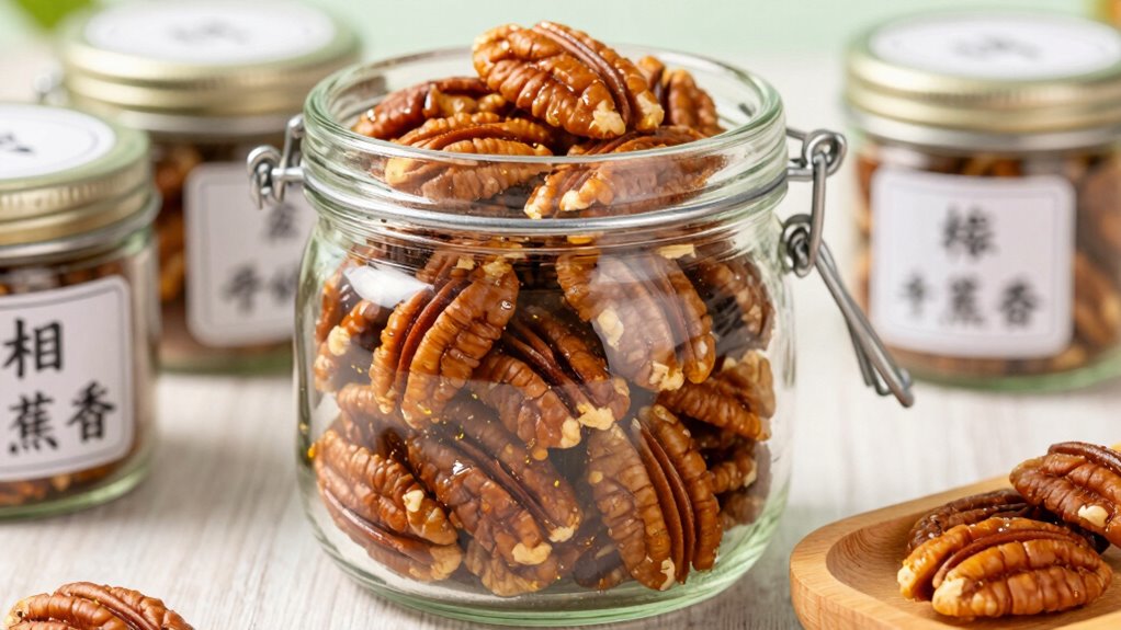 store pecans airtight refrigerate