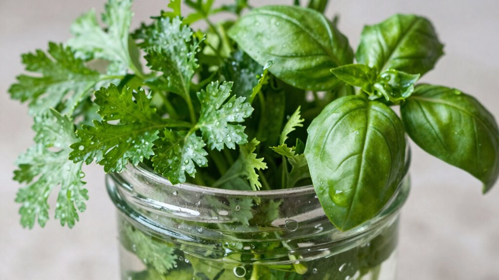 submerge stems change water