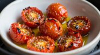 sweet jammy air fried tomatoes