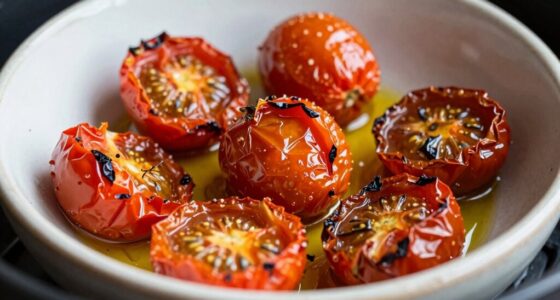 sweet jammy air fried tomatoes