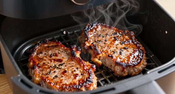tender juicy air fried pork