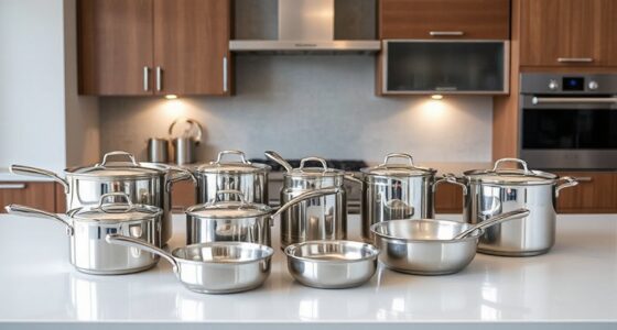 top induction steel cookware