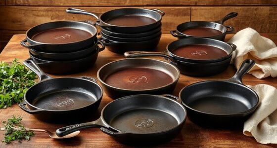 top pre seasoned cast iron sets
