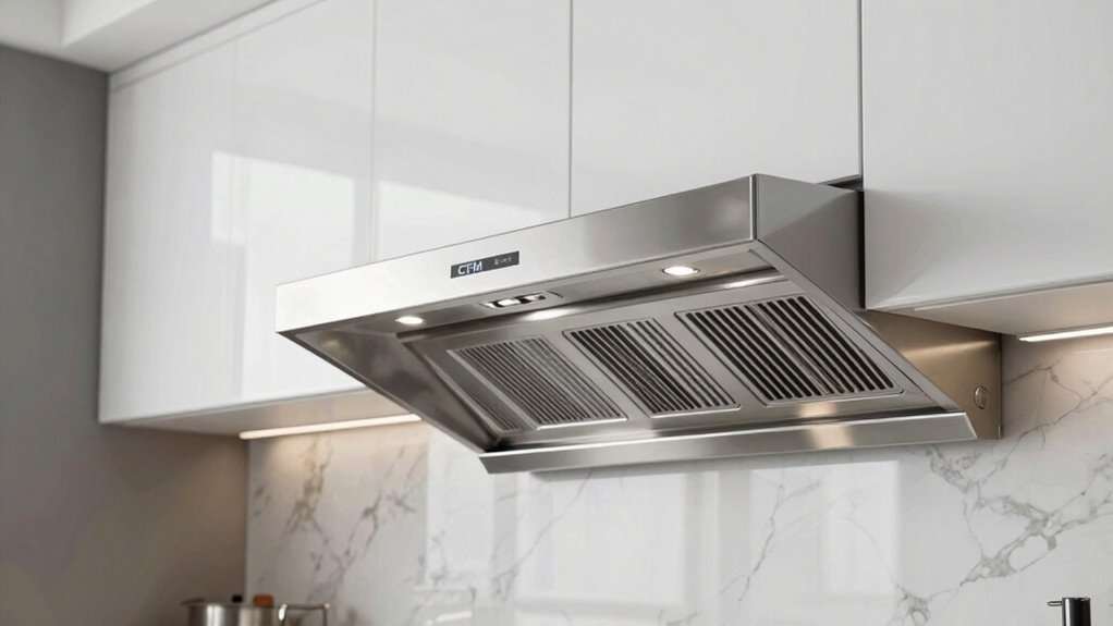 top under cabinet range hoods