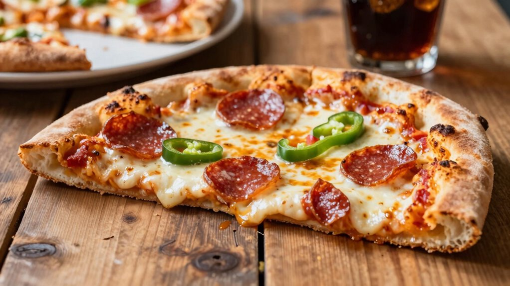 toppings and crust influence shelf life