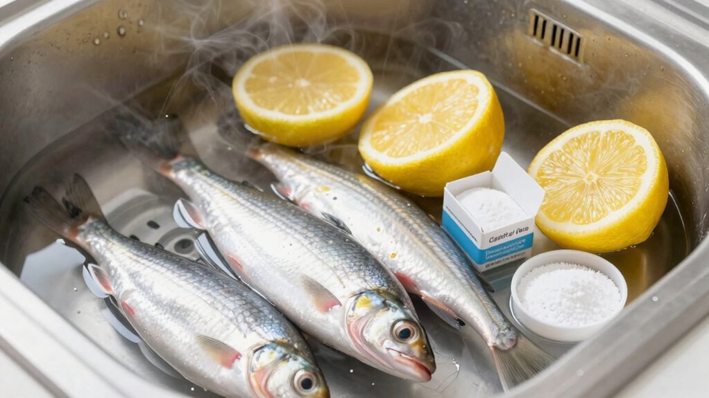 use baking soda lemon rinse