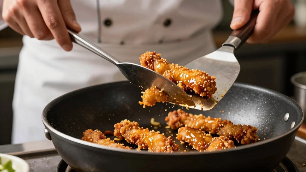 use gentle precise flipping