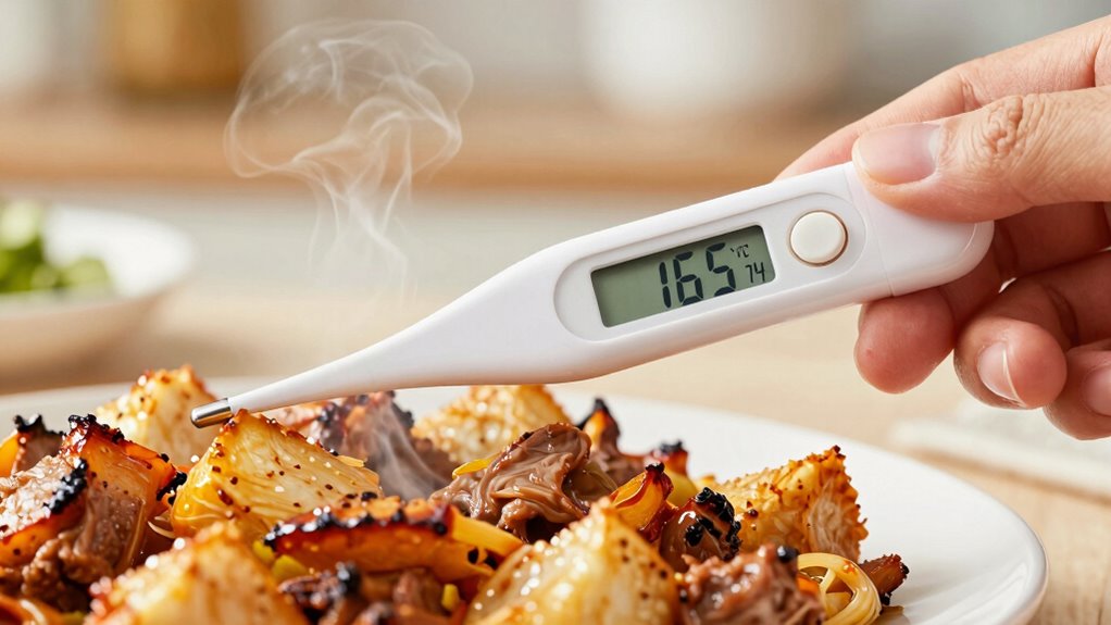 use thermometer for safety