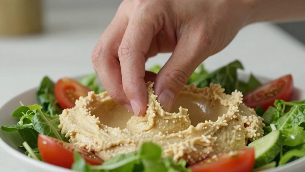 use your hand to portion