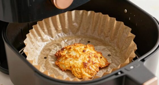 using parchment safely in air fryer