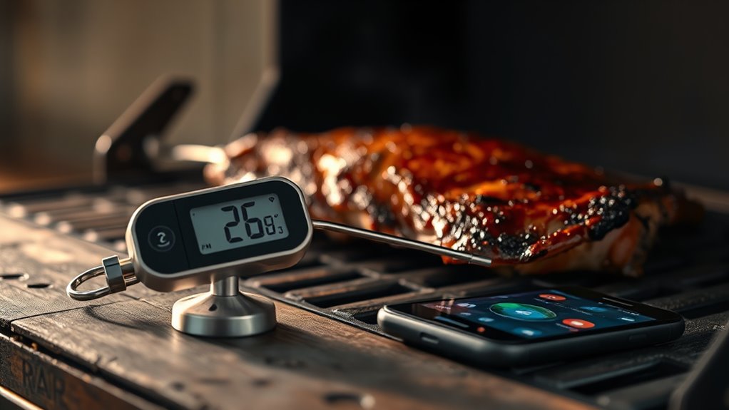 wireless smoking thermometer features