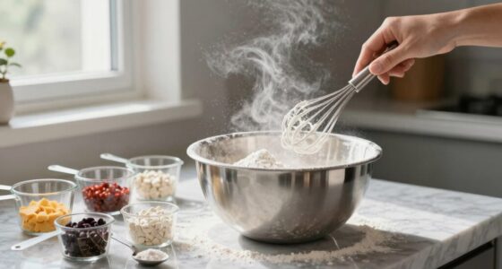 avoid flour dust plumes