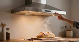 baking smells ventilation timing