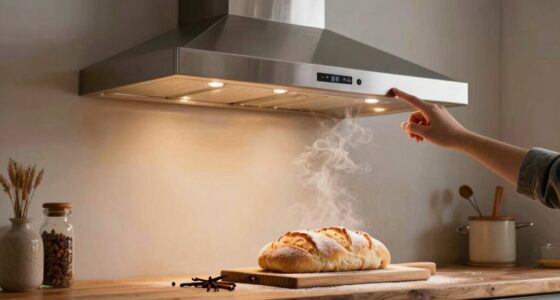baking smells ventilation timing
