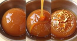 caramel consistency progression stages