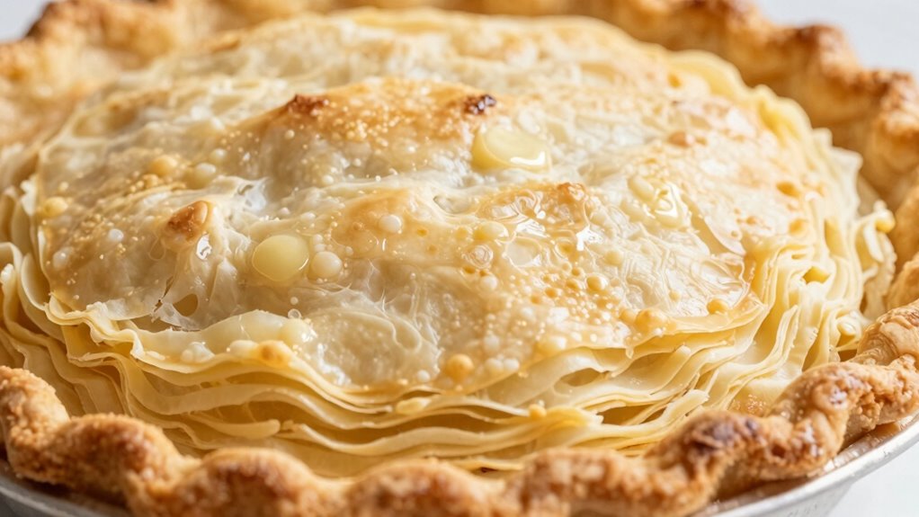 cold ingredients ensure flaky crust