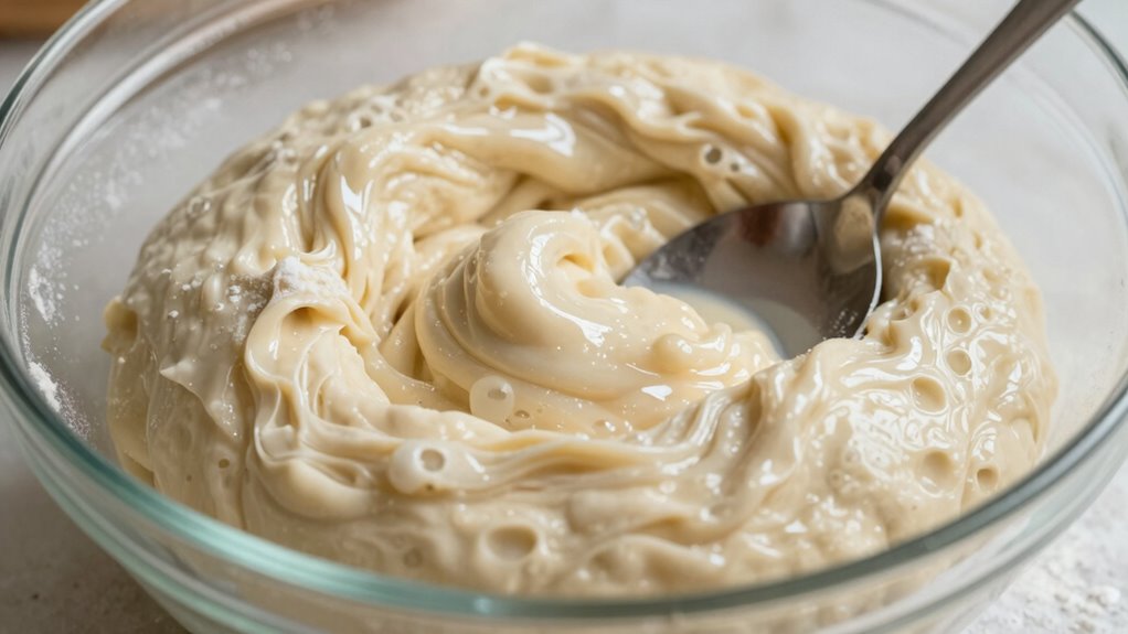confidently handling wet dough