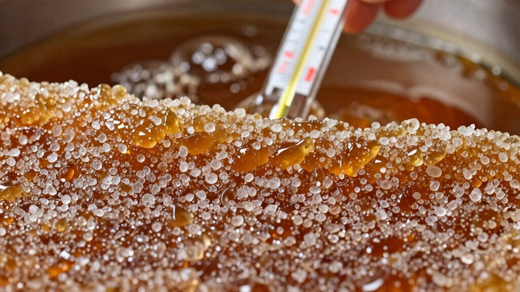 controlling temperature for smooth crystals