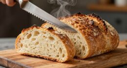 cool before slicing bread