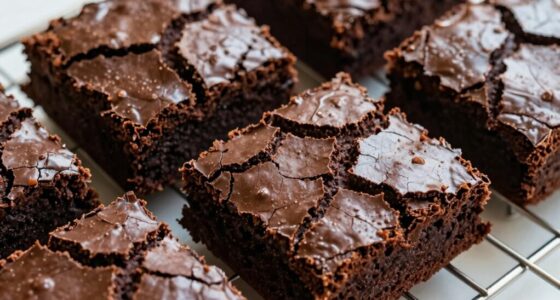 cracking brownie surface patterns