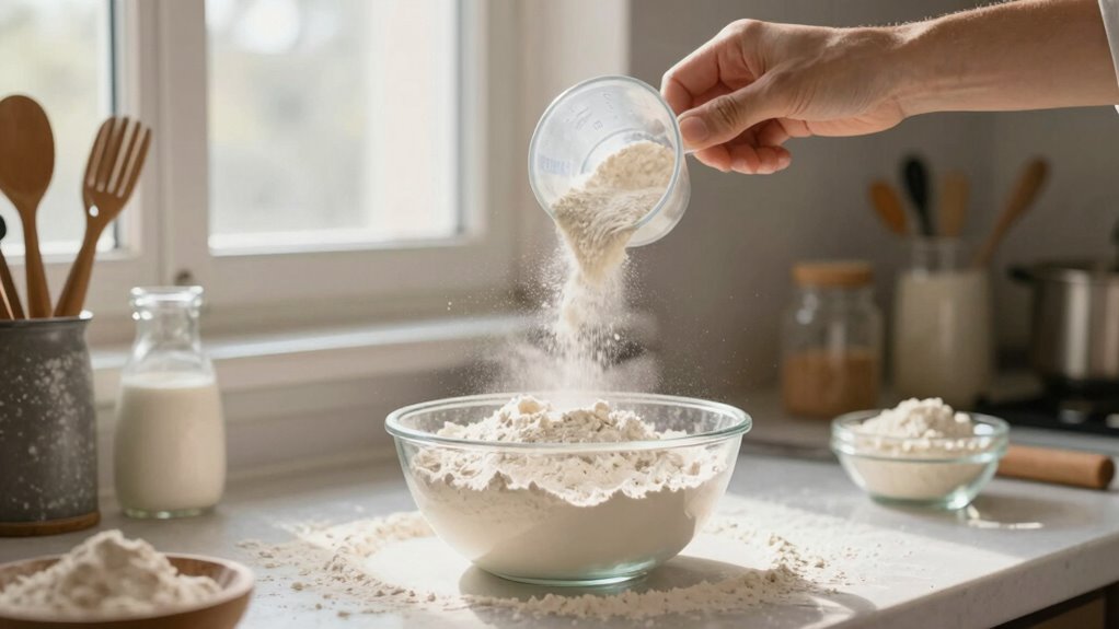 flour storage and mixing techniques