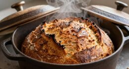 lid enhances crust texture