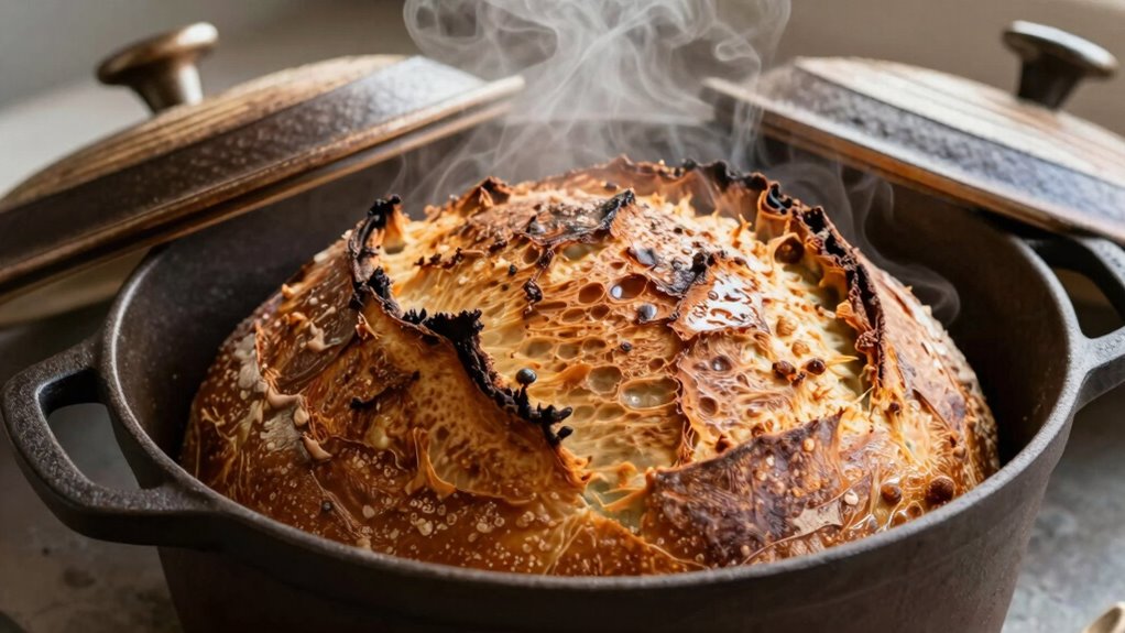 lid enhances crust texture