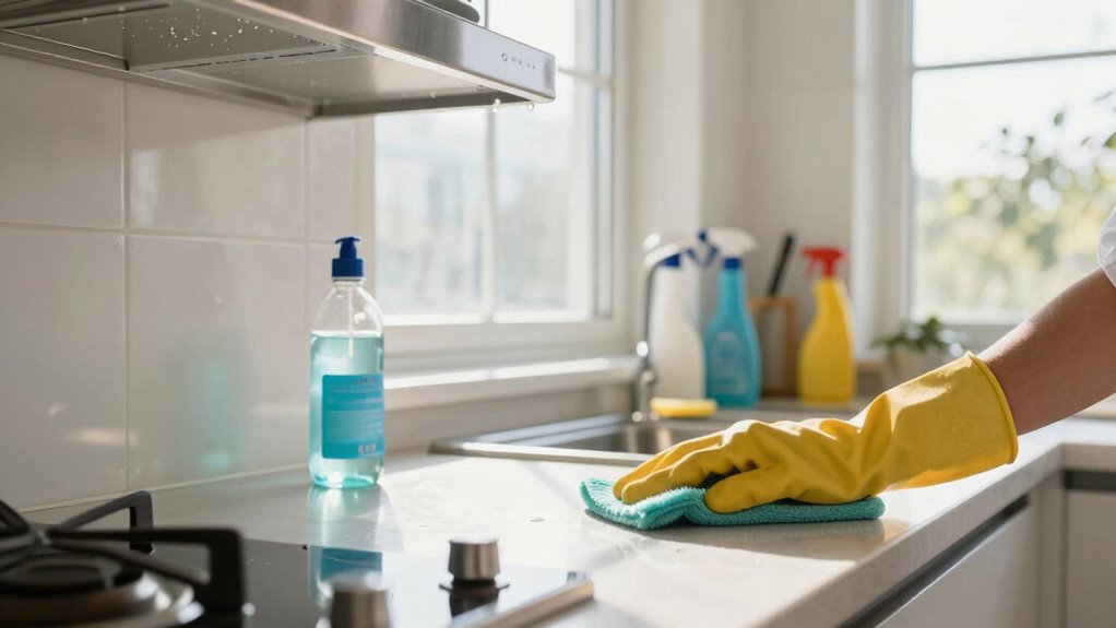 maintain clean kitchen hygiene