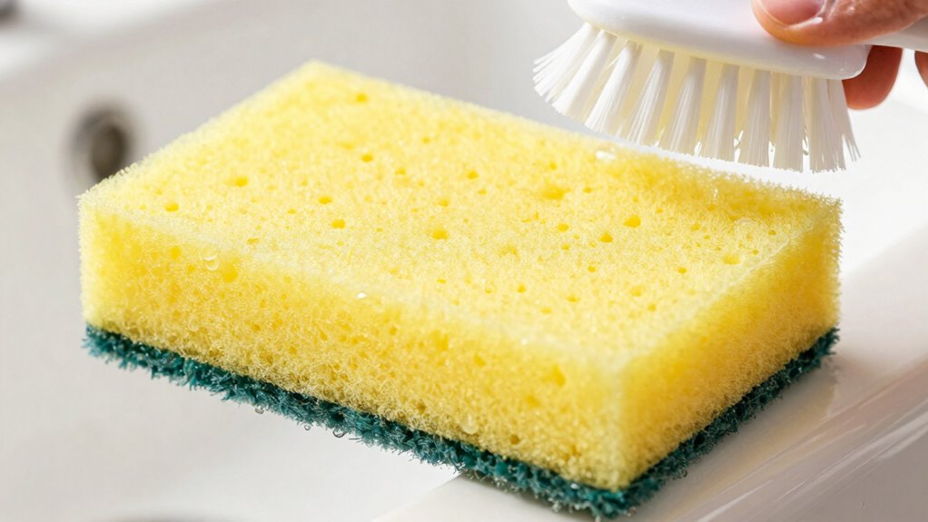 maintain disinfect replace sponges