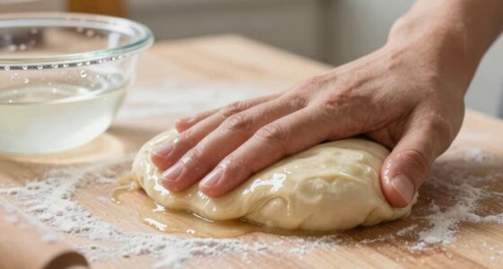 manage sticky dough effectively