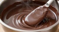 melting and cooling chocolate