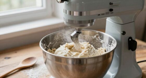 mix dough gently efficiently